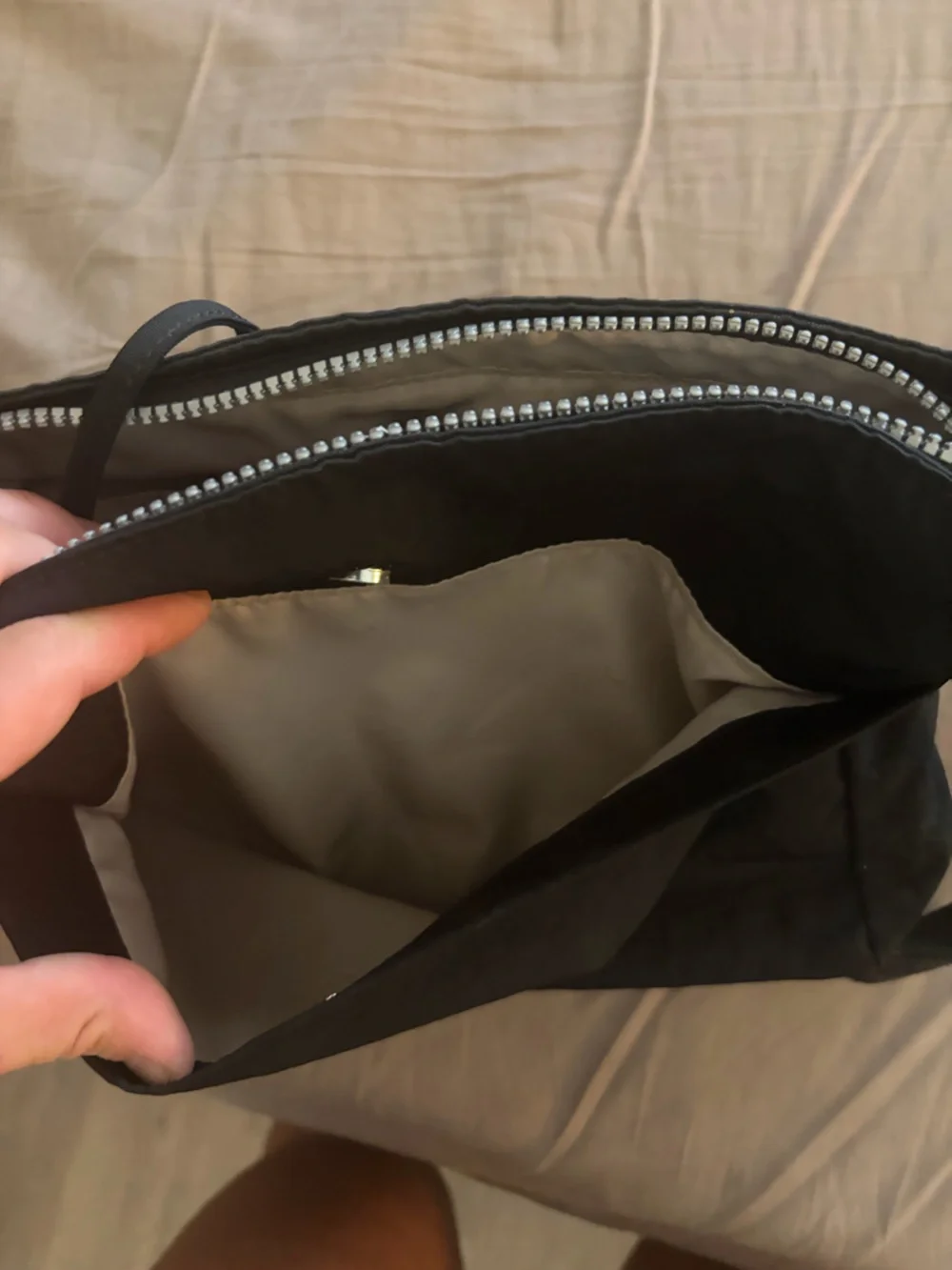 Kipling Black Messenger Bag with Monkey Charm